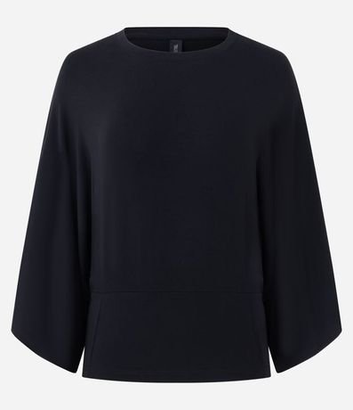 Blusa en Viscolycra con Manga Murciélago 5