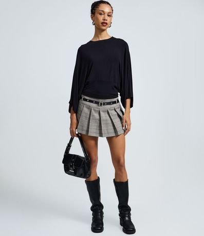 Blusa en Viscolycra con Manga Murciélago 2