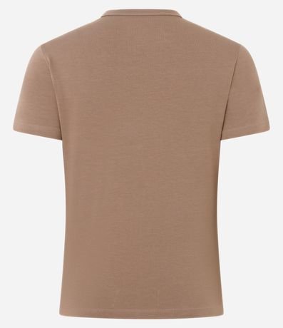 Blusa Slim Básica en Algodón Peruano con Cuello Redondo 3