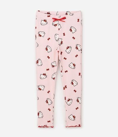 Pijama Infantil Hello Kitty en Rib Acanalada – Talle 5 a 14 años 6