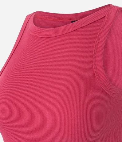 Blusa Musculosa Acanalada en Rib de Algodón 6