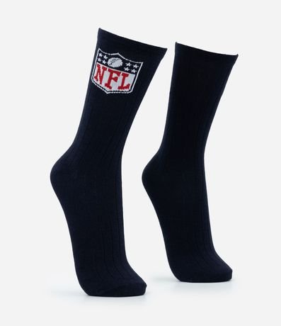 Media Caña Larga Individual Algodón Personaje Licenciado NFL Escudo Raya Surton 2