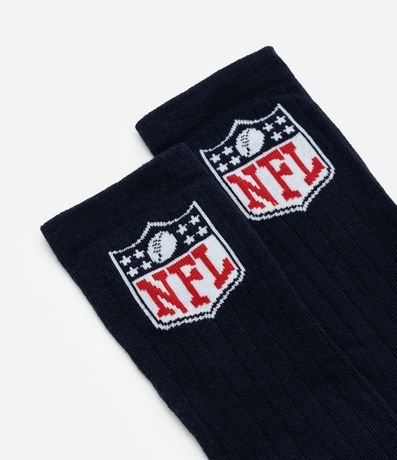 Media Caña Larga Individual Algodón Personaje Licenciado NFL Escudo Raya Surton 4