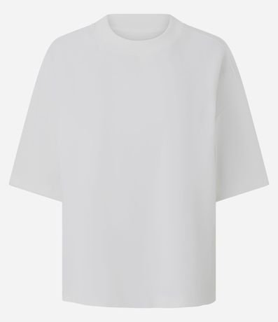 Remera Over Malla con Manga Corta 5