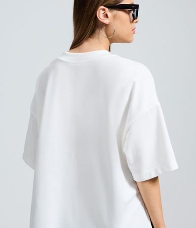 Remera Over Malla con Manga Corta 4