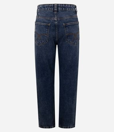 Pantalón Recto Estructurado en Jeans 2