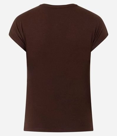 Blusa Básica en Rib con Hombro Caído 6
