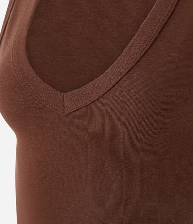 Blusa Básico en Rib con Escote V 6