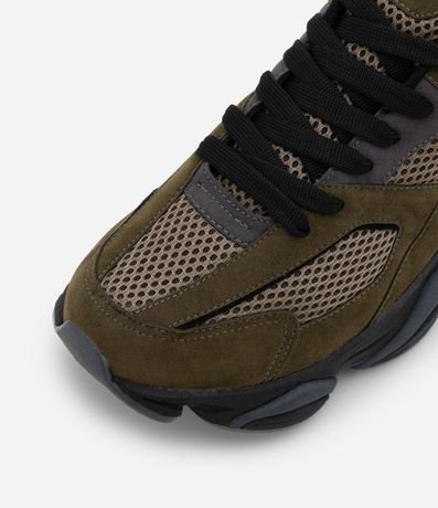 Championes Dad Sneaker en PU con Recortes y Suela Alto 5