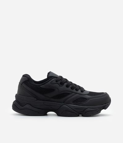 Championes Dad Sneaker en PU con Recortes y Suela
