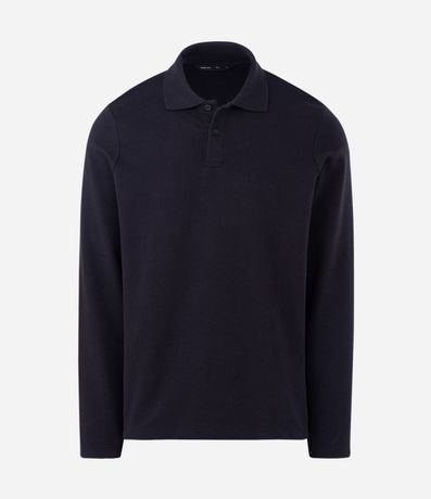 Remera Manga Larga Polo Texturizada Ottoman 4