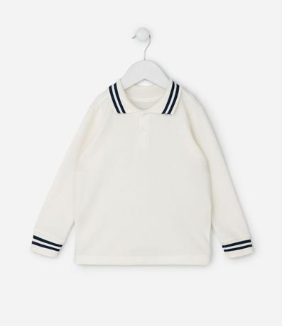 Camisa Infantil en Malla Waffle con Cuello Polo – Talle 1 a 5/6 años 2