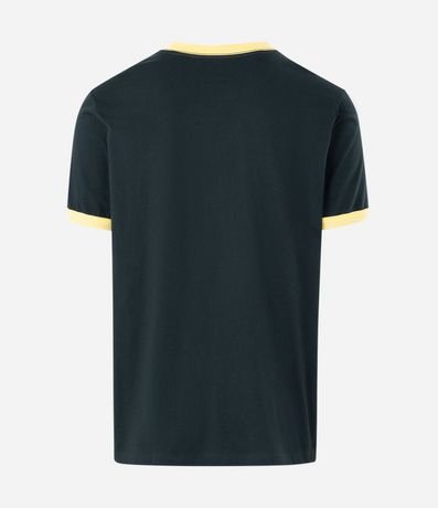 Remera Deportiva Dry con Lettering Brasil Bordado 6