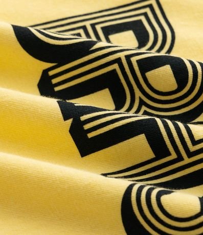 Remera Deportiva Dry con Lettering Brasil y Bies Contrastante 7