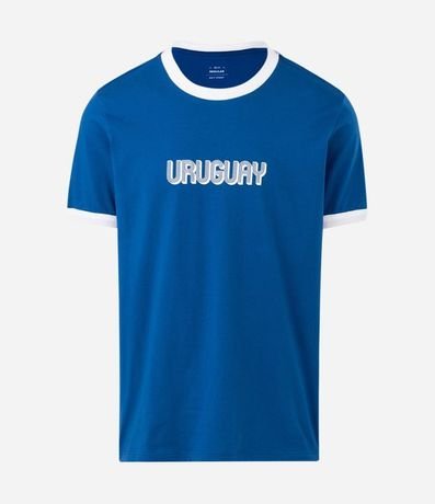 Remera Bordado Uruguay 5