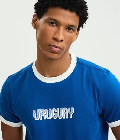 Remera Bordado Uruguay 3