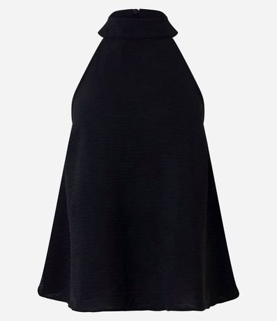 Blusa en Airflow con Cuello Halter 5