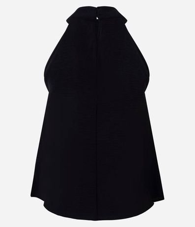 Blusa en Airflow con Cuello Halter 7