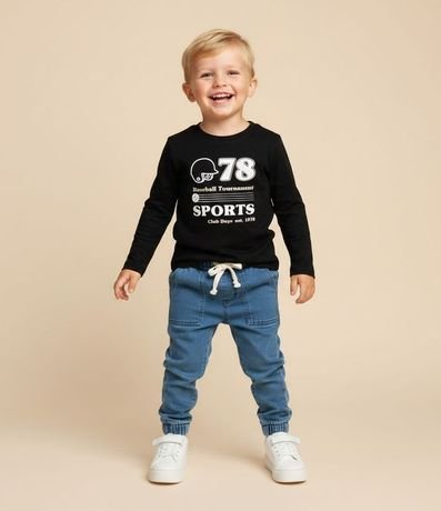 Remera Infantil Deportiva con Estampa de Baseball Sports – Talle 1 a 5/6 años