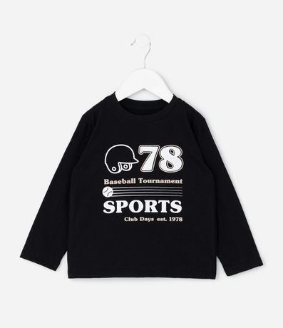 Remera Infantil Deportiva con Estampa de Baseball Sports – Talle 1 a 5/6 años
