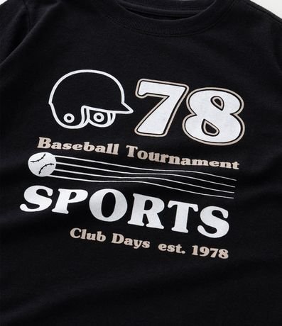 Remera Infantil Deportiva con Estampa de Baseball Sports – Talle 1 a 5/6 años 4