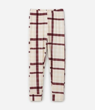 Pijama Infantil Blusa Manga Larga y Pantalón de Cuadros – Talle 2 a 14 años 6