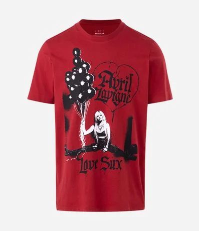 Remera Manga Corta en Algodón Avril Lavigne 6