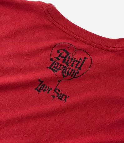 Remera Manga Corta en Algodón Avril Lavigne 10