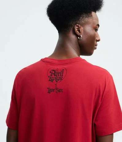 Remera Manga Corta en Algodón Avril Lavigne 3