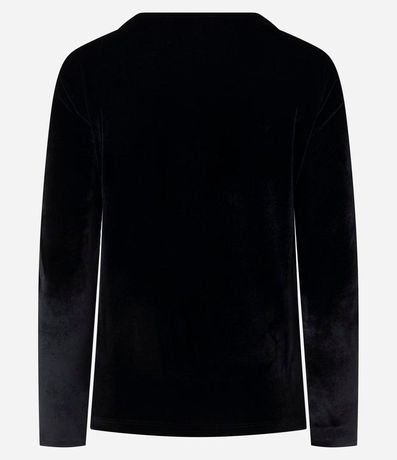 Blusa en Terciopelo con Escote Asimétrico 7