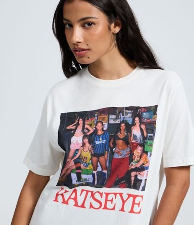 Remera en Algodón con Estampado Katseye