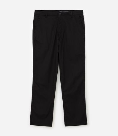 Pantalón Sarga Lisa Modelo Recto