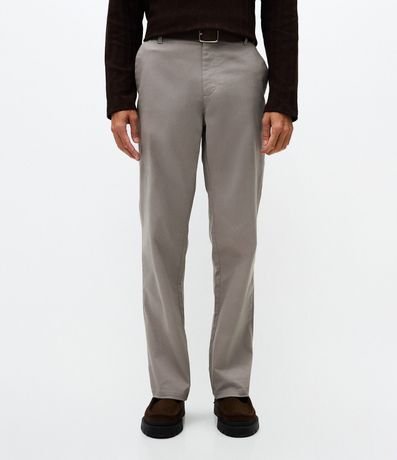 Pantalón Sarga Lisa Modelo Recto 2