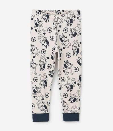 Pijama Infantil en Rib con Estampa de Bluey Futbol – Talle 2 a 8 años 6