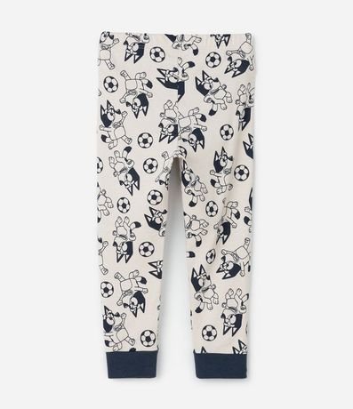 Pijama Infantil en Rib con Estampa de Bluey Futbol – Talle 2 a 8 años 7