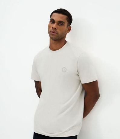 Remera Comfort en Algodón con Selo Náutico Âncora