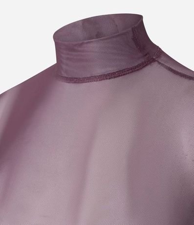 Blusa en Tule con Cuello Alto 6