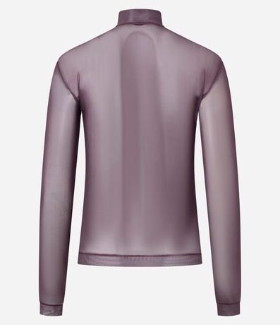 Blusa en Tule con Cuello Alto 7