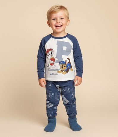 Pijama Infantil Paw Patrol con Estampa de Marshall & Chase – Talle 2 a 8 años 1