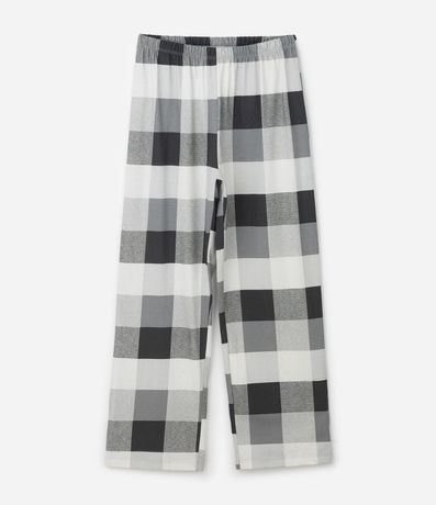 Pijama Infantil con Estampa de Baloncesto y Pantalón de Cuadros – Talle 7 a 16 años 6