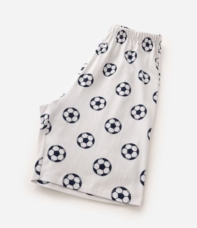 Pijama Infantil con Estampa de Carpincho y Futebol - Talle 7 al 16 años 4
