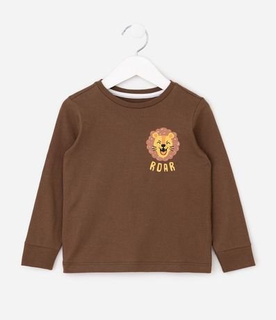 Pijama Infantil con Estampa Fullprint Leão – Talle 1 a 6 años 2