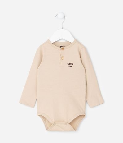 Body Infantil con Estampa de Oso y Lettering – Talle RN a 18 Meses