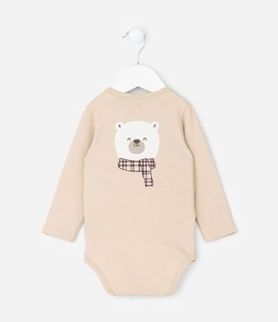 Body Infantil con Estampa de Oso y Lettering – Talle RN a 18 Meses 2