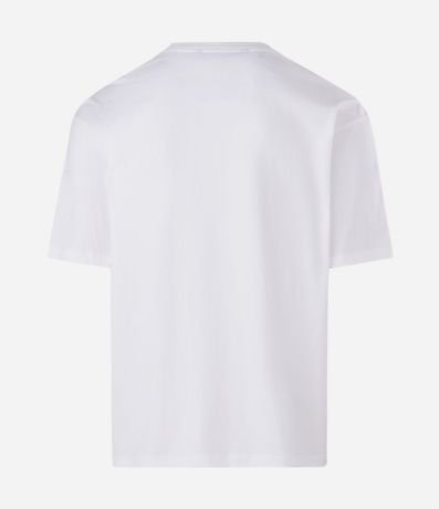 Remera Masculina Boxy en Algodón con Estampa Artística 6