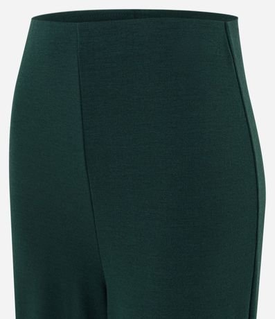 Pantalón Recto en Punto con Elástico en la Cintura 2