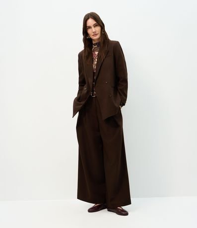 Blazer Oversized Estructurado con Botones Traspasados 2