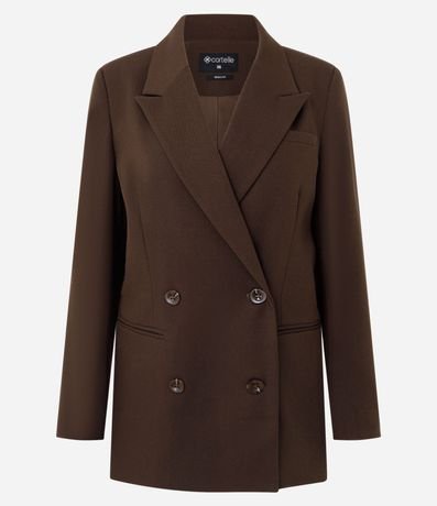 Blazer Oversized Estructurado con Botones Traspasados 7