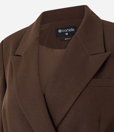 Blazer Oversized Estructurado con Botones Traspasados 8