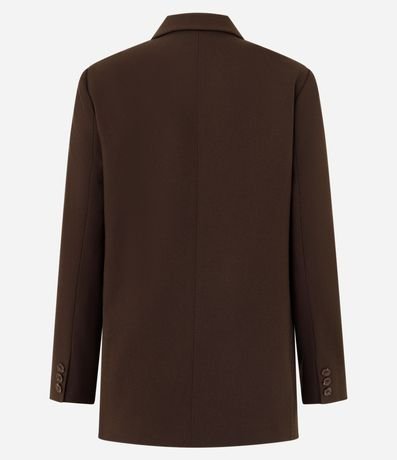 Blazer Oversized Estructurado con Botones Traspasados 9
